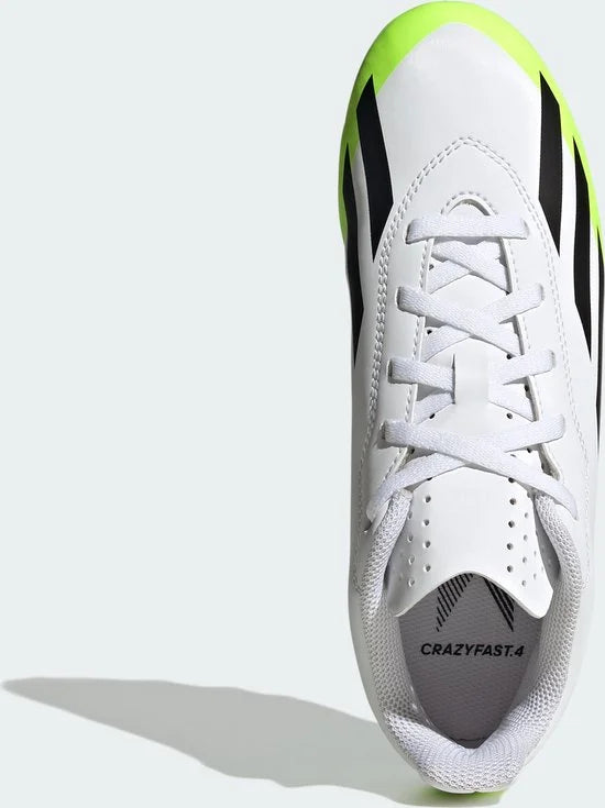 adidas Performance X Crazyfast.4 Flexible Ground Voetbalschoenen - Kinderen - Wit- 28