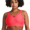 Under Armour Hg Armour Sporttop Hoge Ondersteuning Roze S Vrouw