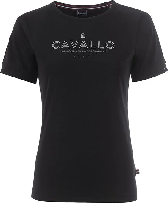 Cavallo Shirt Cavallo Cavalcotton Zwart