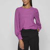 Vila T-shirt Vitallis L/s Top/r 14091418 Cattleya Orchid Dames Maat - S