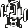 Bosch - Vingerfrezen 12 mm, D1 18 mm, L 40 mm, G 81 mm