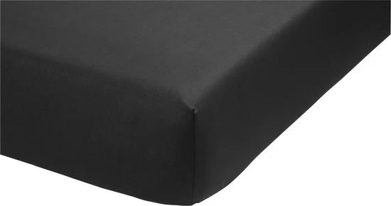 Ambiante Cotton Uni Hoeslaken Anthracite 100% katoen Hoeslaken 140x200
