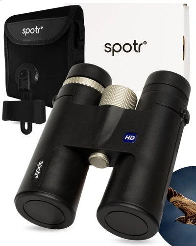 SPOTR® Verrekijker 12x42 HD - Inclusief Telefoonhouder - Voor Volwassene - Compact