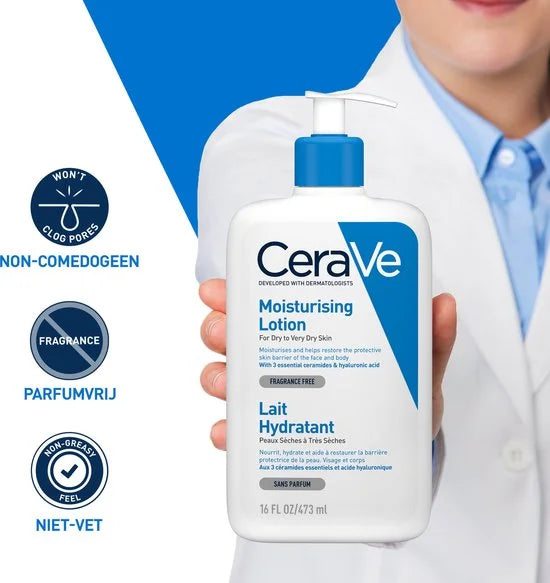 CeraVe Hydraterende Melk - voor droge tot zeer droge huid - 473ml