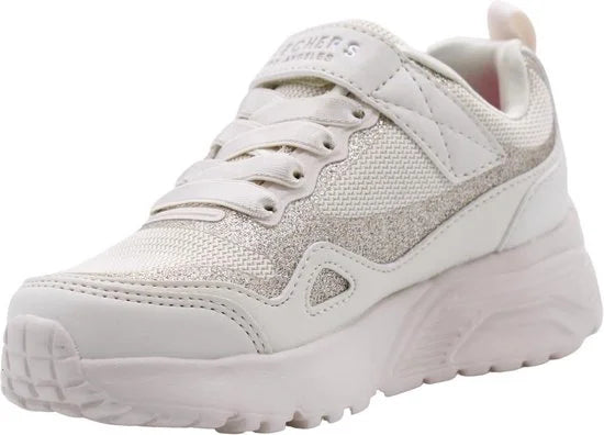 Skechers meisjes sneakers met goudkleurige details - Maat 30 - Extra comfort - Memory Foam