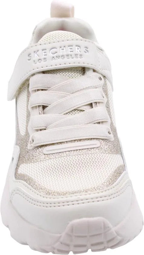 Skechers meisjes sneakers met goudkleurige details - Maat 30 - Extra comfort - Memory Foam