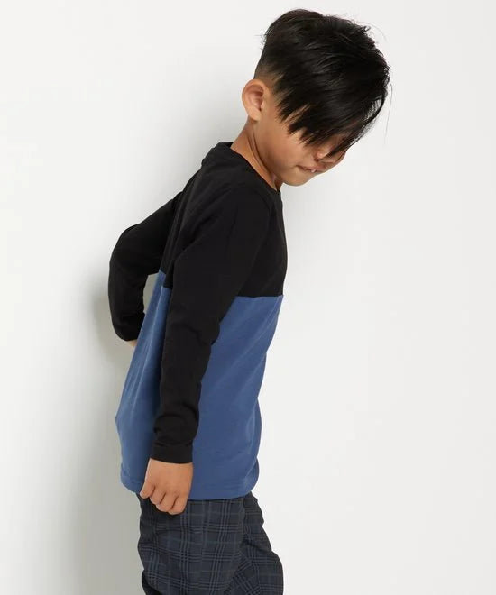TerStal Jongens / Kinderen Europe Kids Top Doorsnee Dessin Blauw In Maat 110/116