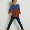 TerStal Jongens / Kinderen Europe Kids Top Doorsnee Dessin Bruin In Maat 110/116