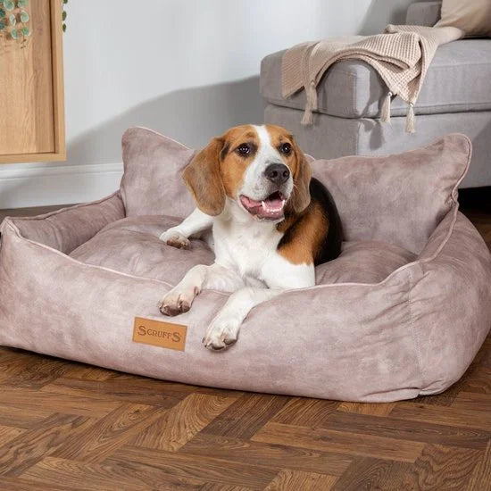 Scruffs & Tramps Hondenmand Kensington maat L 90x70 cm grijs