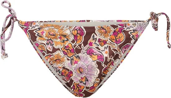 Brunotti Elly-Sakai Dames Bikini Broekje - Mix & Match - Bruin, Oranje, Roze - 38