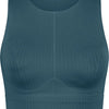 Hunkemöller Dames - Sport collectie - HKMX naadloze Sport bh Level 2 - Groen - maat S
