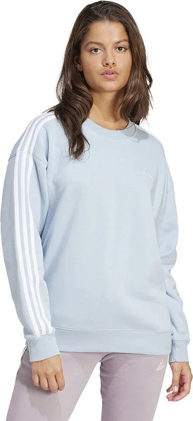 Adidas 3 Strepen Ft Sweatshirt Blauw XS Vrouw