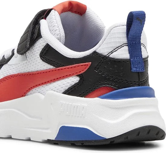 PUMA Trinity Lite AC+ PS FALSE Sneakers - PUMA White-Active Red-PUMA Black - Maat 31