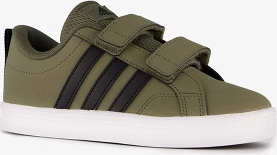 Adidas VS Pace 2.0 kinder sneakers groen zwart - Maat 29 - Uitneembare zool