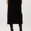 Minus Marcia Midi Skirt Rokken Dames - Zwart - Maat XS