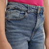 WE Fashion Meisjes wide leg jeans met stretch