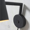 it's about RoMi Wandlamp Marseille - Zwart - 29x12x27cm - Binnen Modern