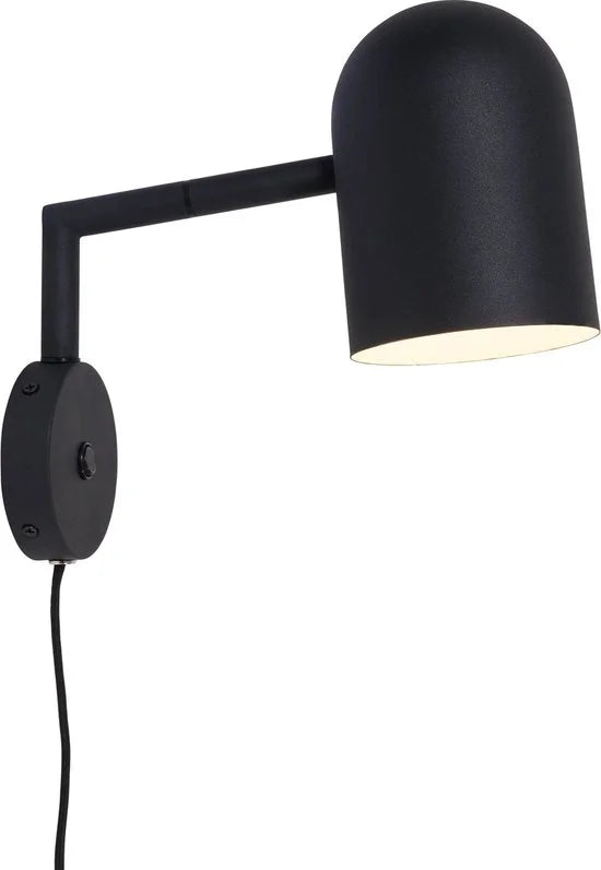it's about RoMi Wandlamp Marseille - Zwart - 29x12x27cm - Binnen Modern