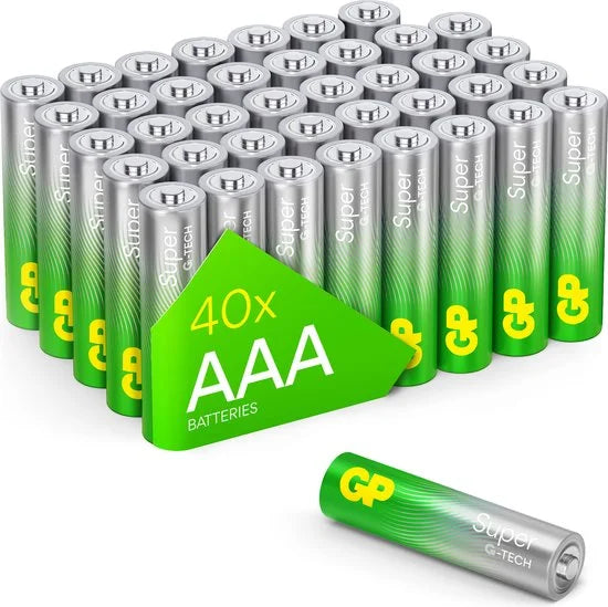 GP Super - Alkaline Batterijen - AAA - 40 stuks