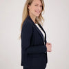 Blauwe Blazer van Je m'appelle - Dames - Travelstof - Maat M - 6 maten beschikbaar