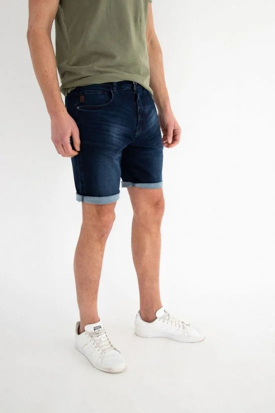 Donders Broek Jeans Short 76759 781 Dark Marine Mannen Maat - W31