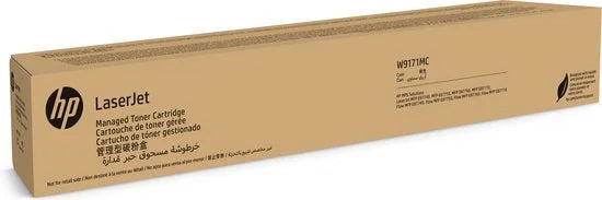 HP W9171MC high-capacity Managed LaserJet tonercartridge cyaan