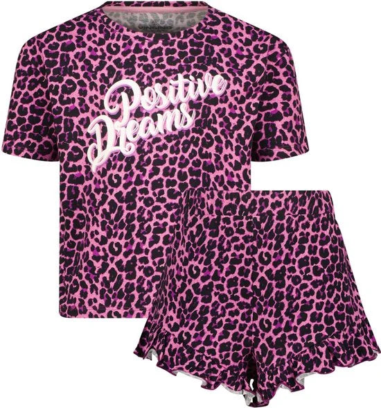 Vingino Pyjama Waranda Meisjes Pyjamaset - Floral lilac - Maat 116