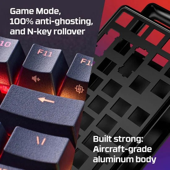 HyperX Alloy Origins Core PBT - Mechanisch Gaming Toetsenbord - HyperX Red Switch - Qwerty
