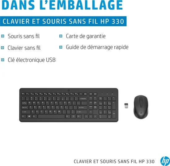 HP 330 draadloze muis en draadloos toetsenbord