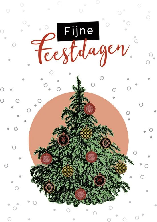 Kaarten - Kerst - Hangpak - Molens - 10st. - HPK.1027
