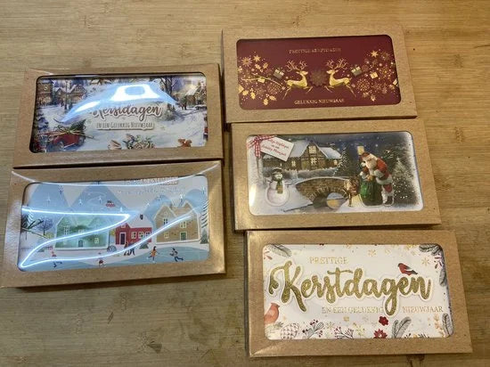 2 dozen met 6 luxe panorama kerstkaarten