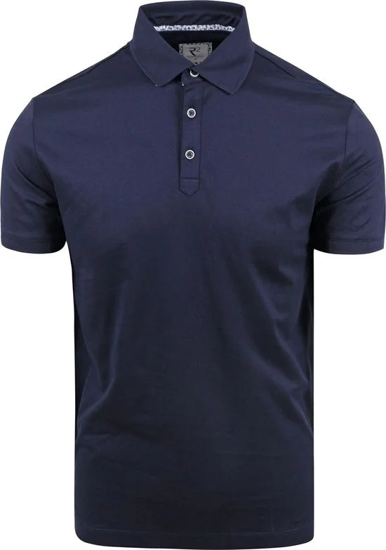 R2 Amsterdam Polo Navy - Maat M - Heren