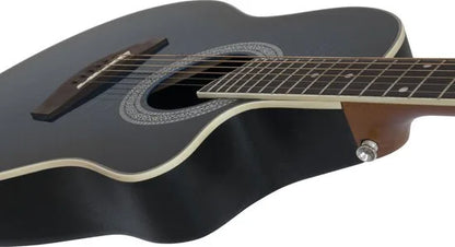 DIMAVERY RB-300 Roundback Gitaar, blauw