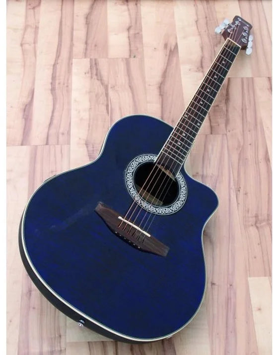 DIMAVERY RB-300 Roundback Gitaar, blauw
