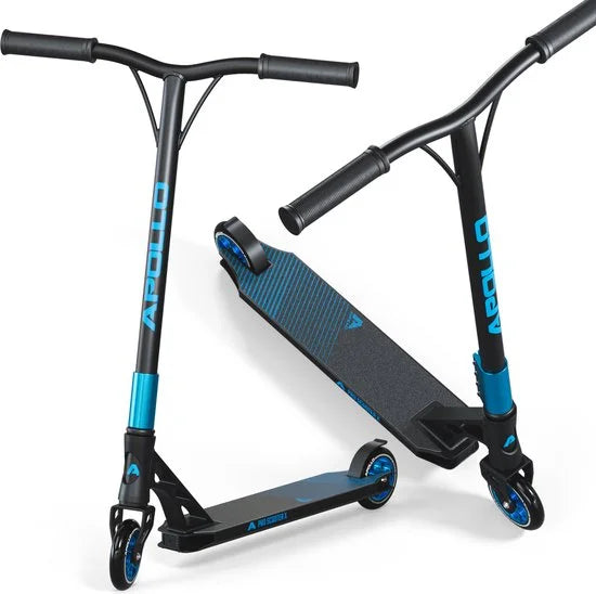 Stunt Scooter Stuntstep Genesis Pro X - Zwart/Blauw