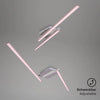 LED-paneel, plafondlamp dimbaar, afstandsbediening, kleurtemperatuurregeling, nachtlampje, 24 W wit-zwart, Ø40cm