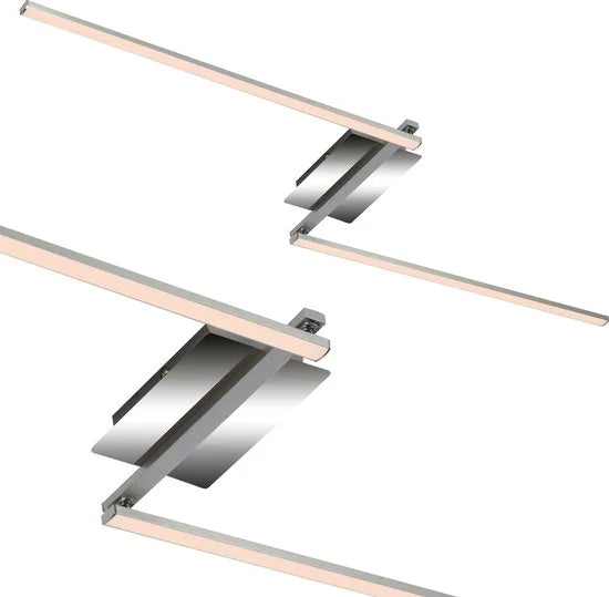 LED-paneel, plafondlamp dimbaar, afstandsbediening, kleurtemperatuurregeling, nachtlampje, 24 W wit-zwart, Ø40cm