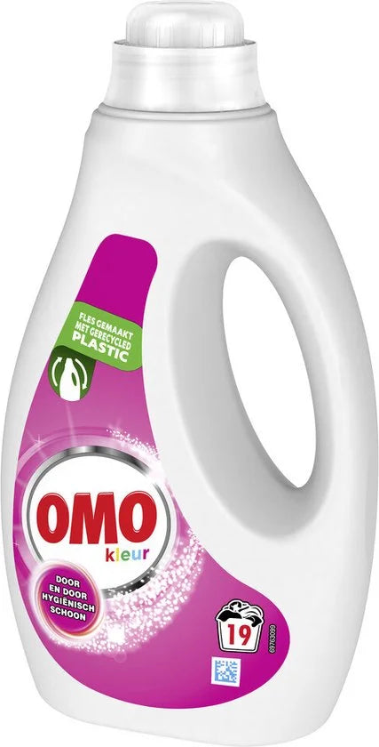 OMO Vloeibaar Wasmiddel Kleur 19 Wasbeurten 950 ml