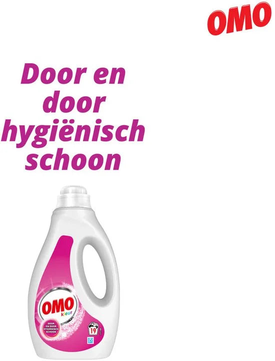 OMO Vloeibaar Wasmiddel Kleur 19 Wasbeurten 950 ml