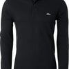 Lacoste Classic Fit polo lange mouw - zwart