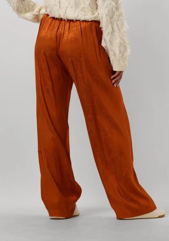 Amaya Amsterdam Vivian Pants Broeken Dames - Oranje - Maat M