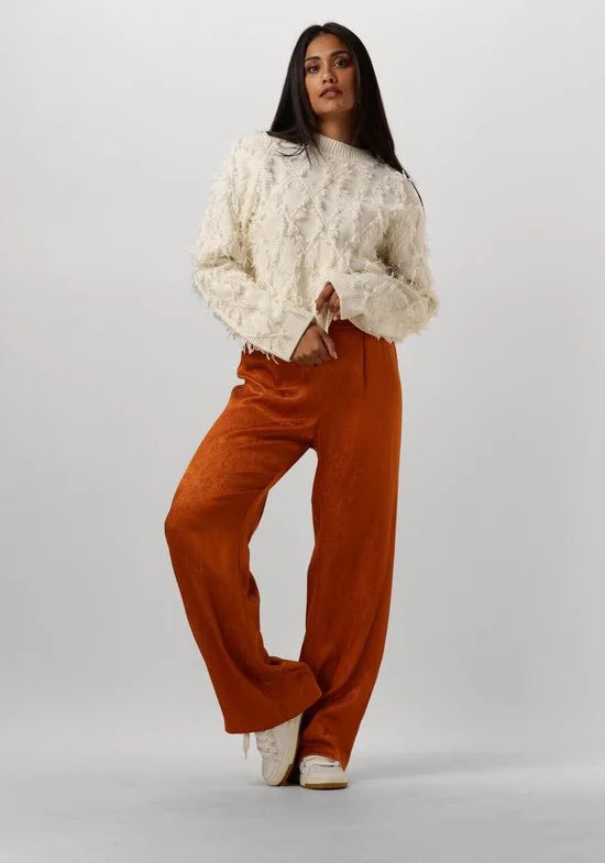 Amaya Amsterdam Vivian Pants Broeken Dames - Oranje - Maat M