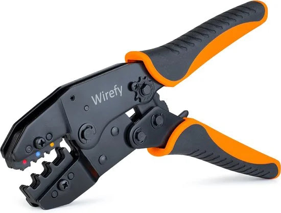 Krimptang voor Geïsoleerde Connectoren - Rateltang voor Kabelschoenen - Krimper voor Elektrische Terminals 0,5-6 mm²