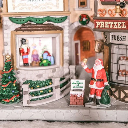 Lemax - 'Wintergarten Lane' - Verlicht gebouw - Exclusief adapter (werkt ook op batterijen)