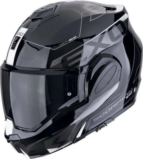 Scorpion EXO-TECH EVO TRAVELLER - Zwart / Wit