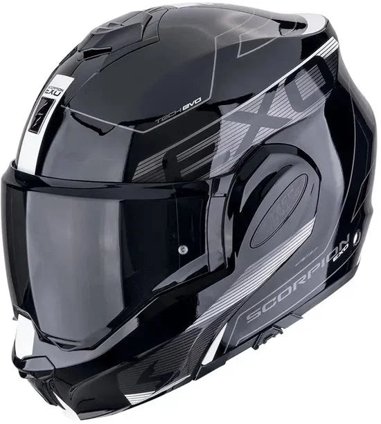 Scorpion EXO-TECH EVO TRAVELLER - Zwart / Wit