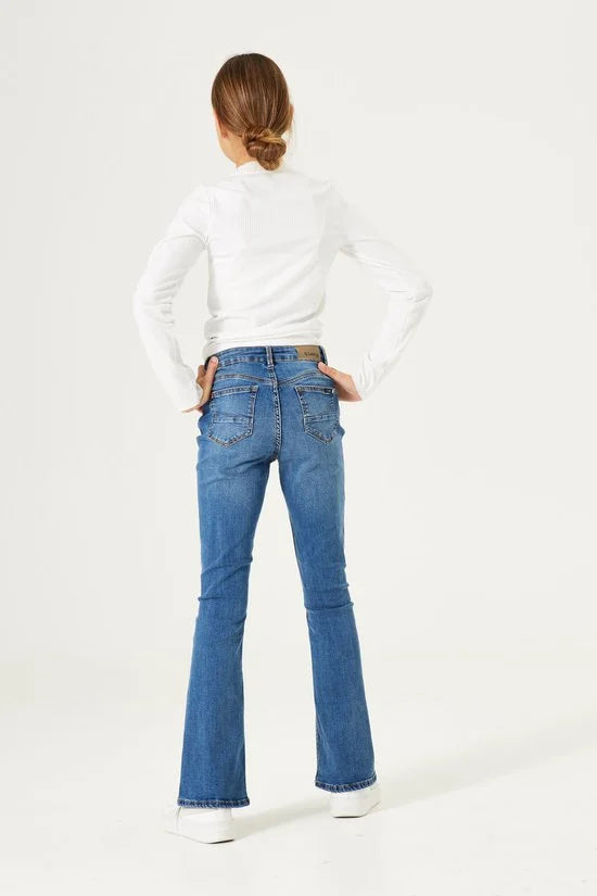 GARCIA Rianna Meisjes Flared Fit Jeans Blauw