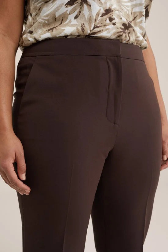 WE Fashion Dames flared pantalon - Curve