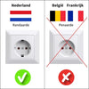HAS880V2 2x Slimme stekker WiFi plug met digitale timer 16A- Tijdschakelaar - Energie besparing - Werkt met Google Home en Alexa - Voor buiten