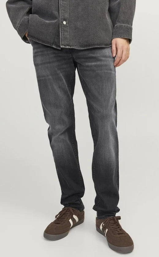 JACK & JONES Glenn Fox slim fit - heren jeans - zwart denim